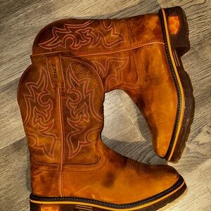 Justin Boots Tan Leather Western Footwear